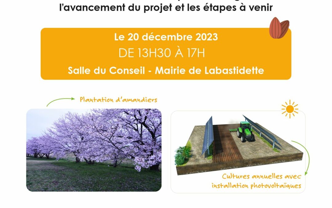 Projet agrivoltaïque de Labastidette