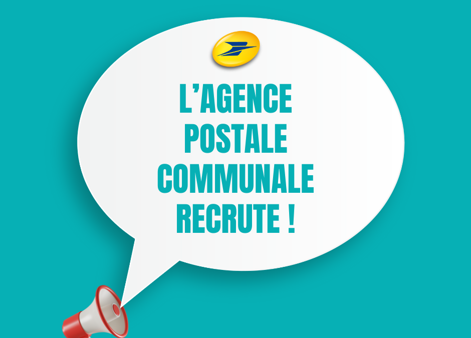 Recrutement agence postale communale