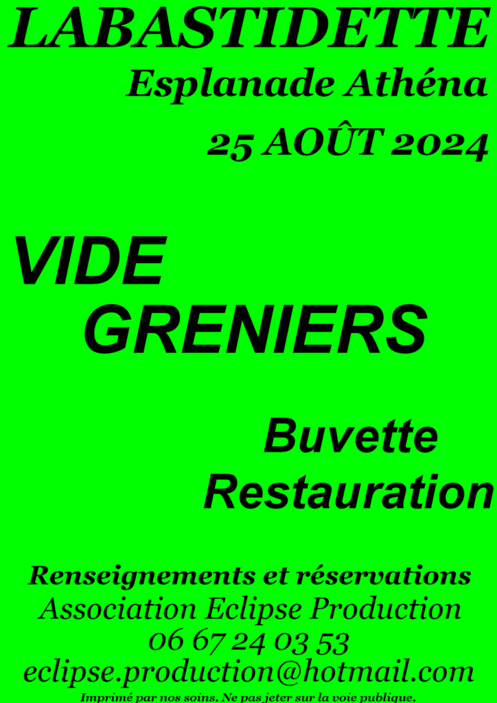 Vide Grenier Labastidette