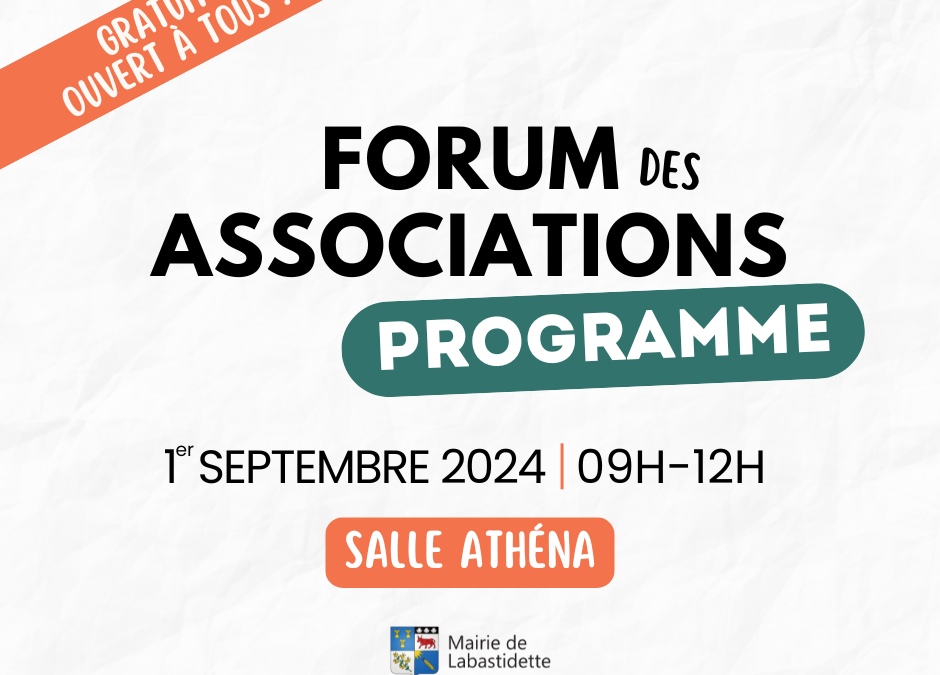 Forum des associations : programme des démonstrations