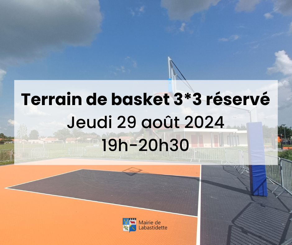 Réservation terrain basket Labastidette