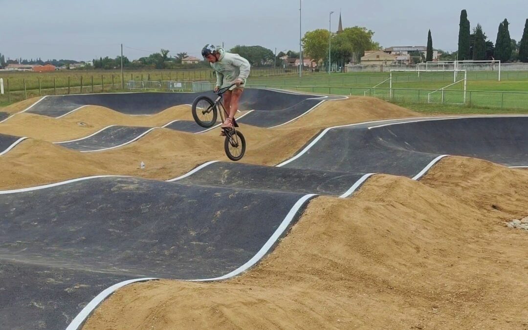 Ouverture de la piste de pumptrack