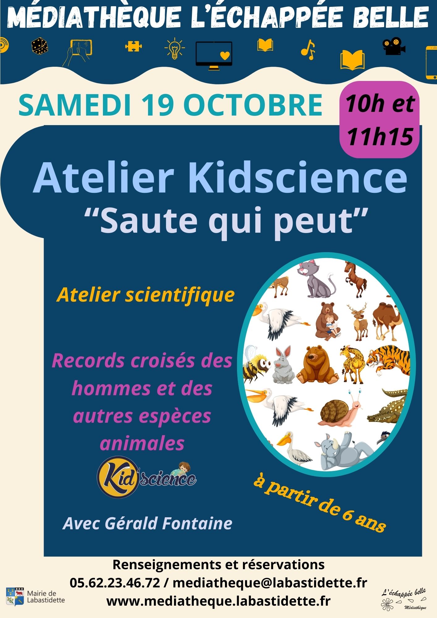 Kidscience médiathèque