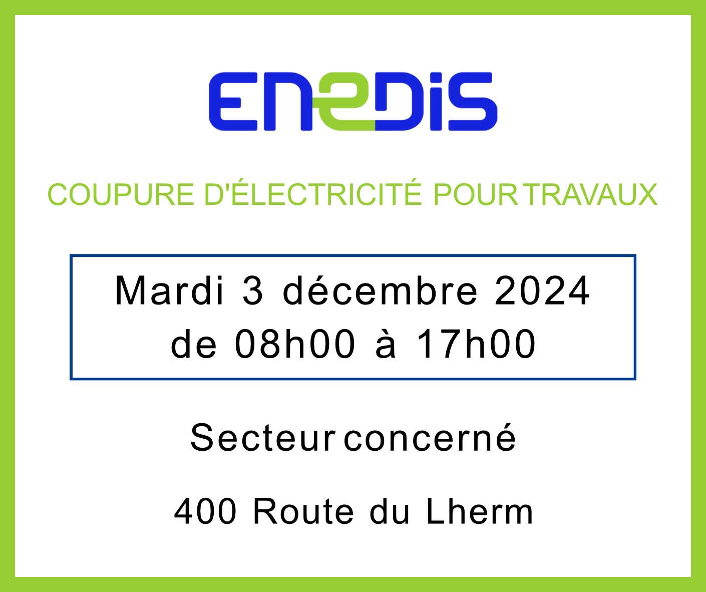 Coupure Enedis 20241203