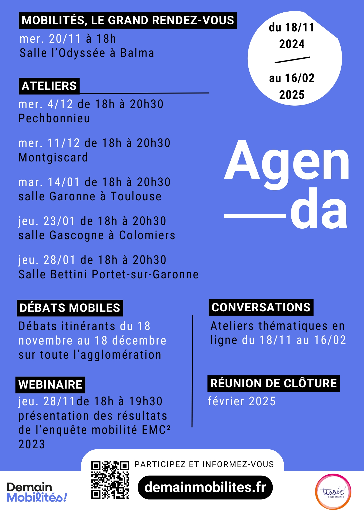 Demain mobilités agenda